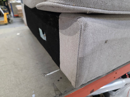 DUS-APM-60704 Grade-BER-DOA Dusk Soho Left Hand Storage Chaise Sofa - Natural RRP £1329