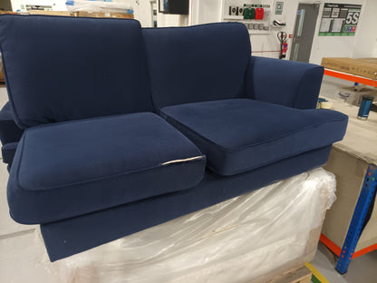 MAS-APM-07066 Grade-BER-DOA Marks & Spencer Copenhagen Small Corner Sofa (lefthand) in Navy Soft Plain Fabric RRP £1699