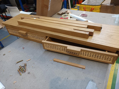 Lot of 6 x Fishe & Lilly Modern Parquet Furniture items grade-DOA Spares or repair RRP £2339.94