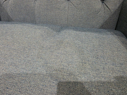 MAS-APM-07178 Grade-C2 Marks & Spencer Rochester Button Loveseat in Duck Aquaclean Weave RRP £999