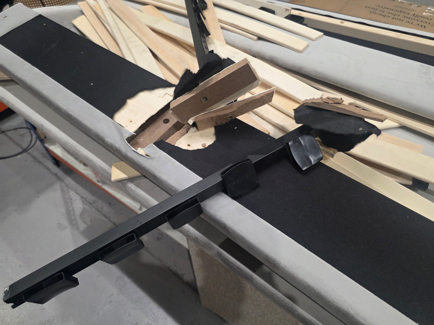 MAS-APM-07175 Grade-BER-DOA Marks & Spencer Colton King size Velvet Bed in Silver RRP £499