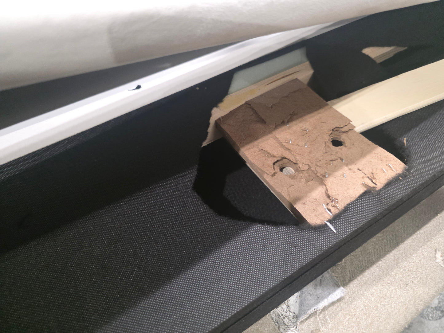 MAS-APM-07175 Grade-BER-DOA Marks & Spencer Colton King size Velvet Bed in Silver RRP £499