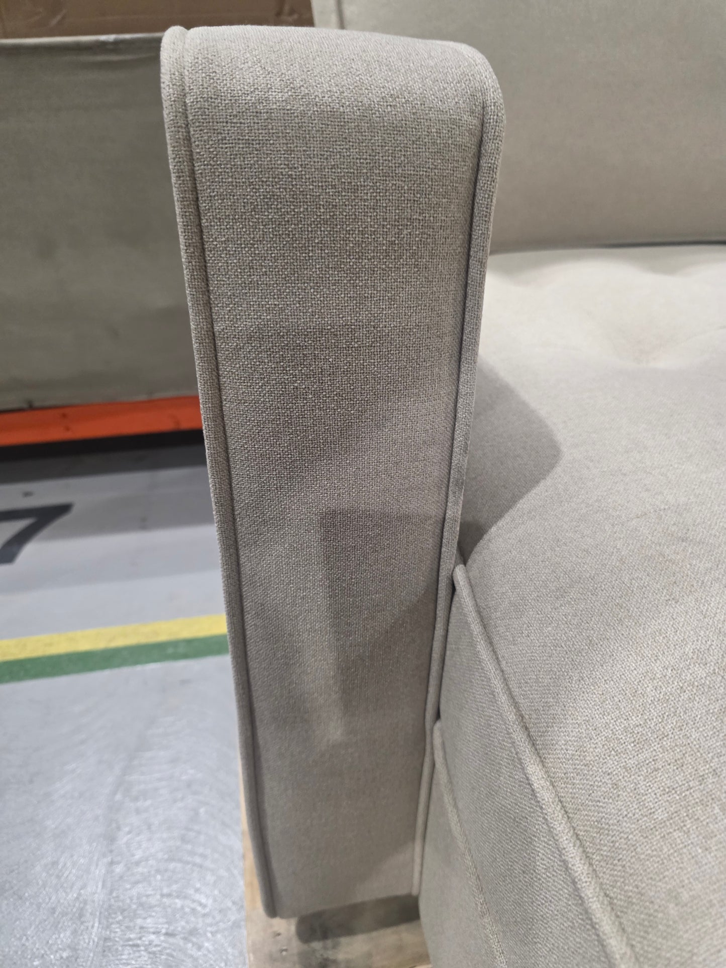 DUS-APM-62990 Grade-C2 Dusk Sloane Left Hand Chaise - Oatmeal RRP £799