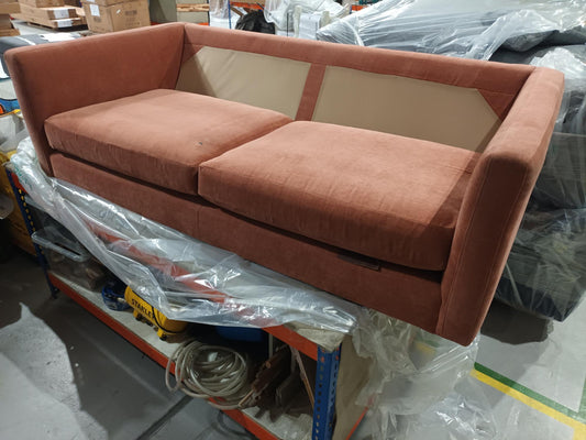 MAS-APM-07237 Grade-BER Marks & Spencer Monroe Large 3 Seater Sofa in Luxury Plush Coral RRP £1099