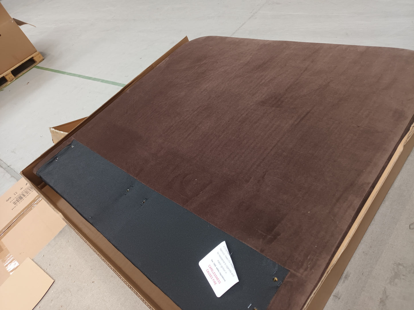 DUS-CC2-03229 Grade-B Dusk Ascot Bed Frame - Cappuccino Single RRP £149.00