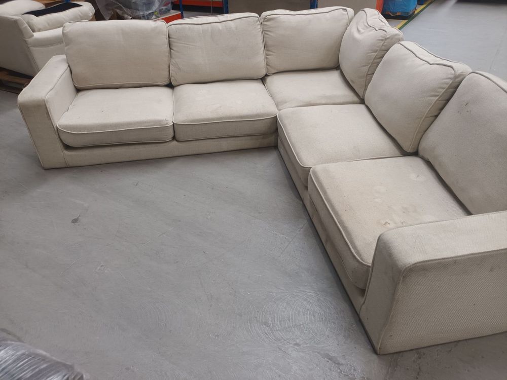 DUS-CC2-05354 Grade-BER Dusk Soho Left Hand Corner Sofa - Beige RRP £899.00