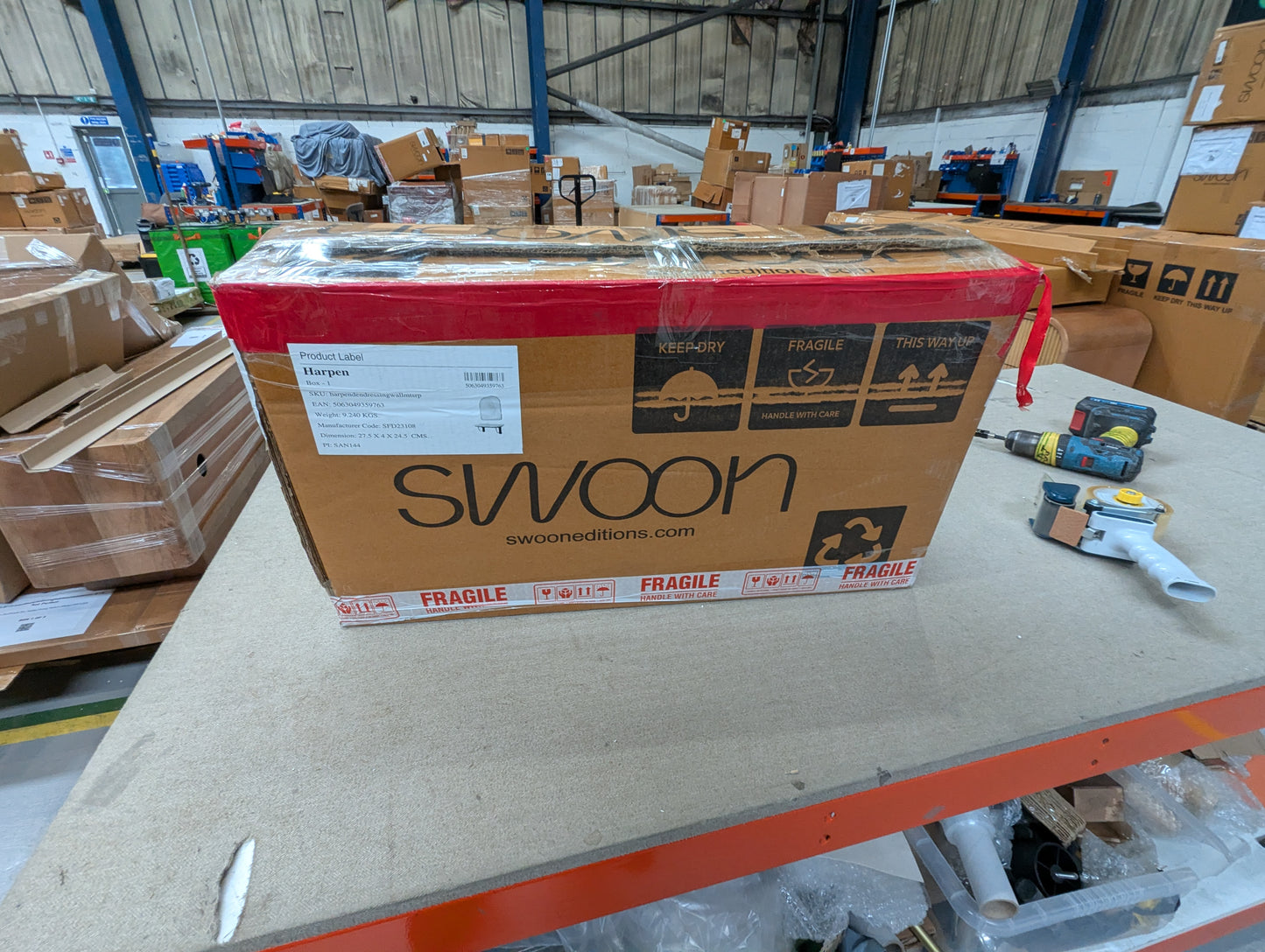 Lot of 8 x Swoon items grade-BER Spares or repair RRP £4612.00