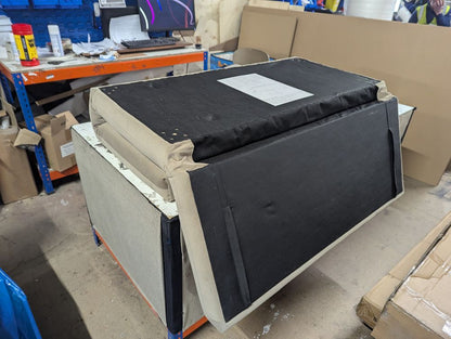 MAS-APM-05577 Grade-BER-DOA Marks & Spencer Logan Double Fold Out Sofa Bed Velvet Mink RRP £399