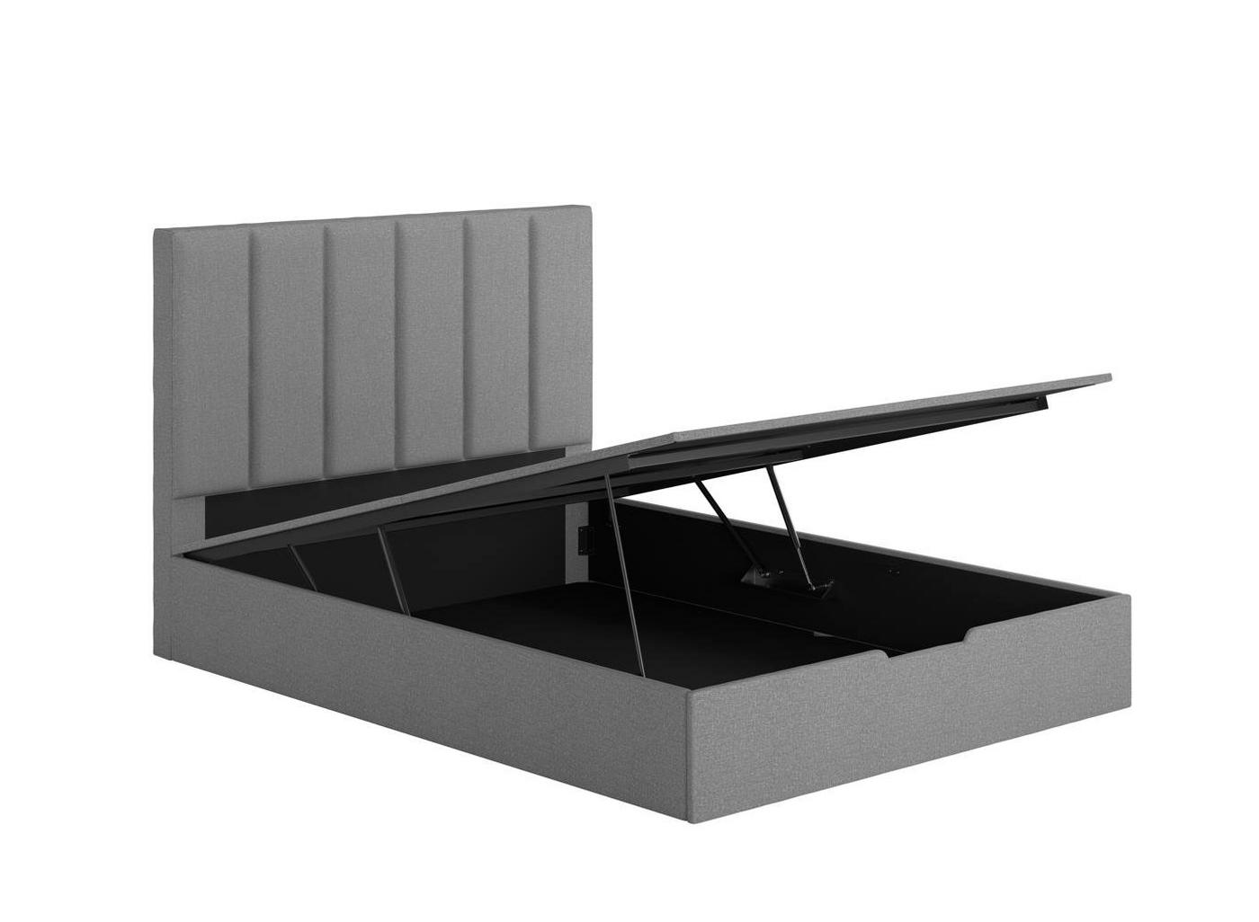DRE-BED-00134 Grade-C1 Dreams Ealing King Size Ottoman Bed – Silver RRP £599.00