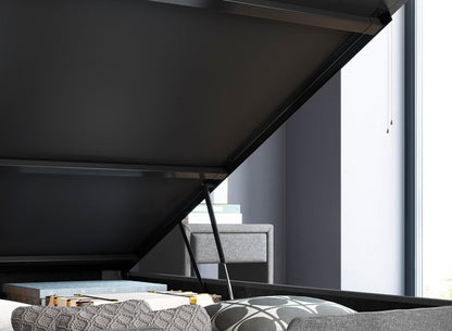 DRE-BED-00134 Grade-C1 Dreams Ealing King Size Ottoman Bed – Silver RRP £599.00