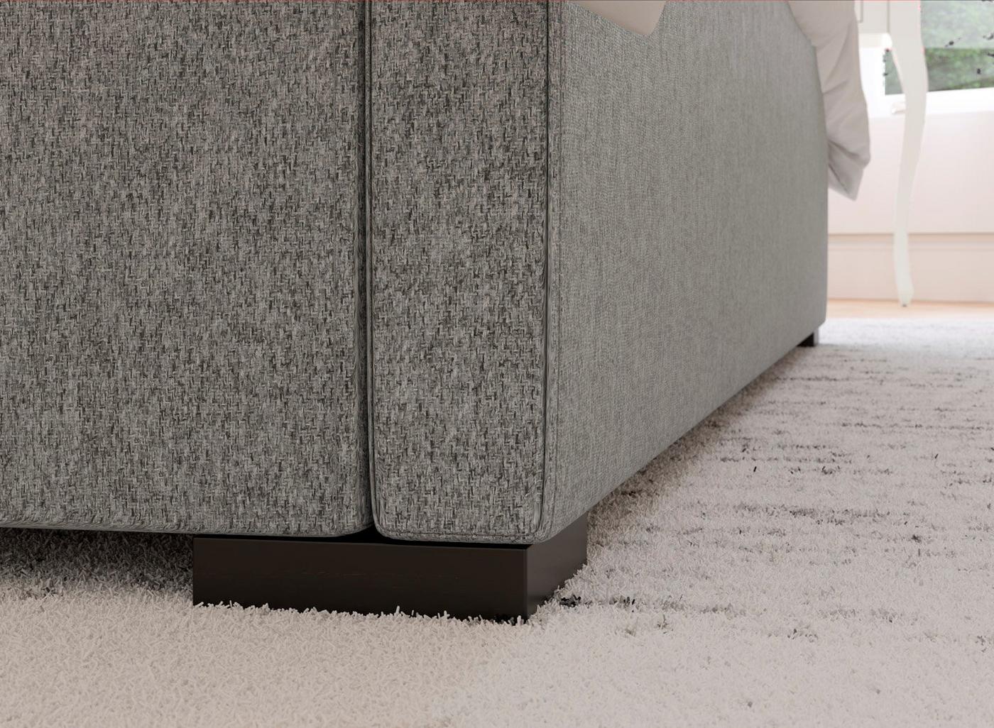DRE-BED-00137 Grade-C3 Dreams Deacon King Size Bed – Grey Sprung Slat RRP £1079.00