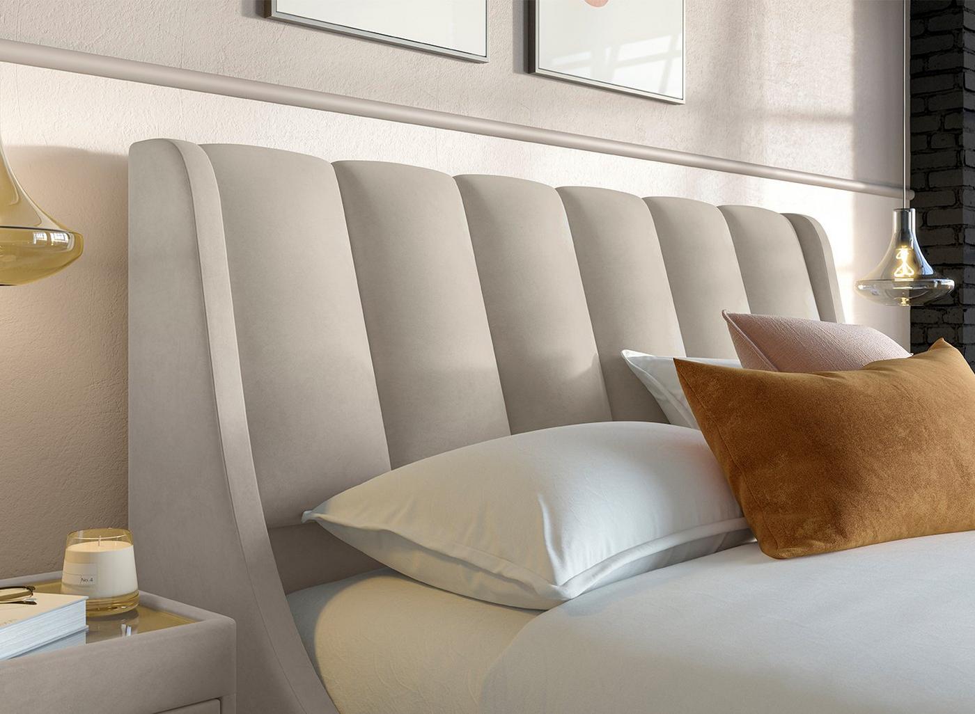 DRE-BED-00115 Grade-C1 Dreams Enzo Super King Size Ottoman Bed – Stone RRP £1199.00