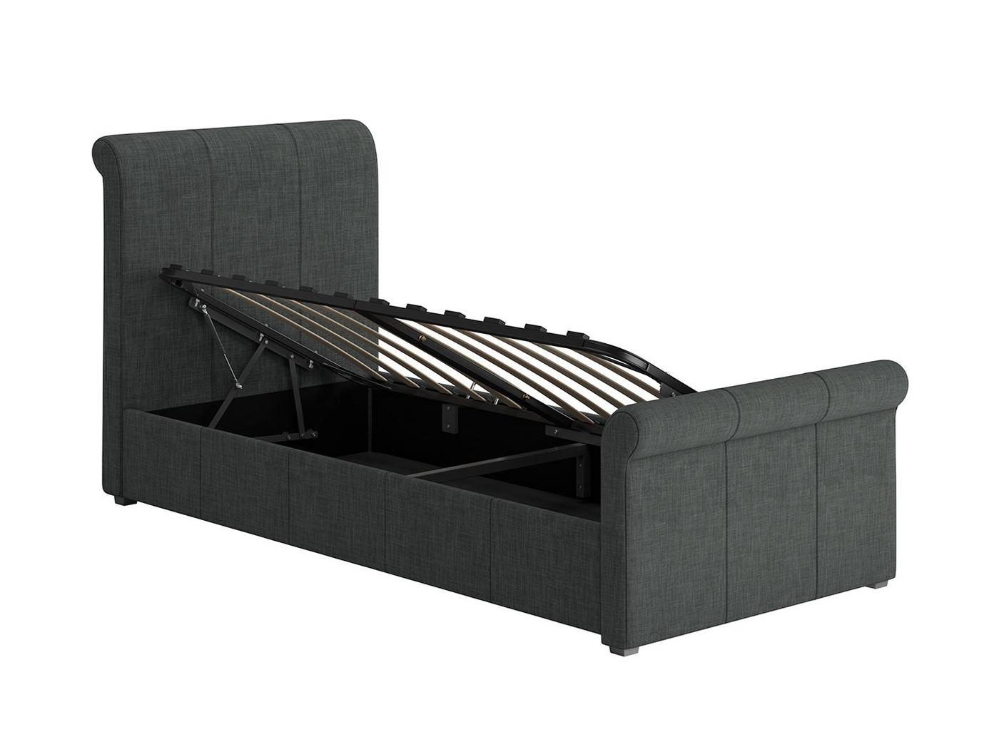 DRE-BED-00127 Grade-C1 Dreams Wilson Single Ottoman Grey RRP £549.00