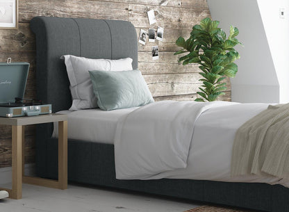 DRE-BED-00127 Grade-C1 Dreams Wilson Single Ottoman Grey RRP £549.00
