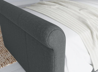 DRE-BED-00127 Grade-C1 Dreams Wilson Single Ottoman Grey RRP £549.00