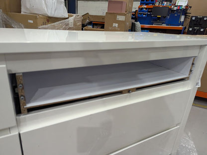 MAS-APM-08255 Grade-BER Marks & Spencer Loxton Gloss 6 Drawer Chest in White RRP £349