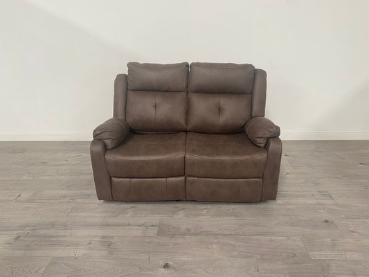 SOS-APM-00059 Grade-C0 SofaSource Casey 2 Seater Chestnut Manual RRP £585