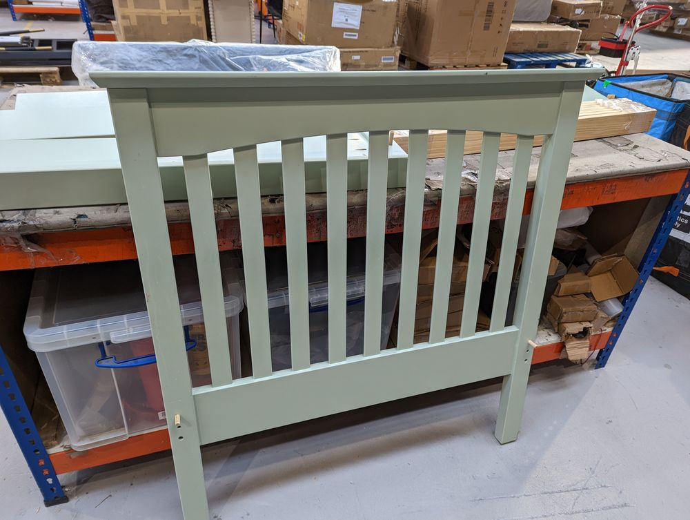 MAS-APM-07160 Grade-BER-DOA Marks & Spencer Hastings Bed in Sage Green RRP £299