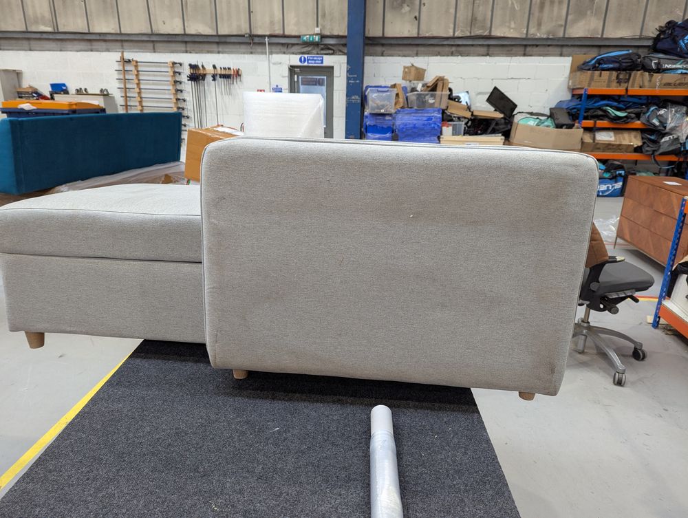 MAS-APM-09043 Grade-C2 Marks & Spencer Jayden Chaise Storage Sofa Bed (Right Hand) PEARL GREY RRP £999