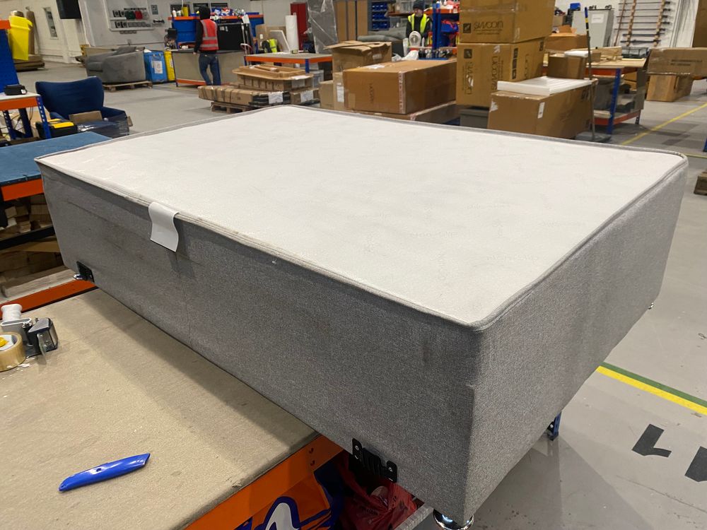 MAS-APM-09032 Grade-BER Marks & Spencer Classic Sprung Non-Storage Kingsize Divan - Grey RRP £399