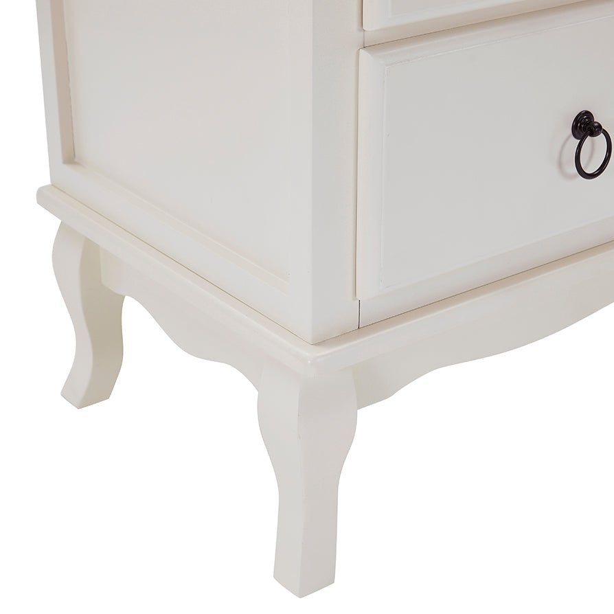 CCG-STO-00480 Grade-C1 Dusk Amelie 2 Drawer Bedside Table - Stone RRP £119.00
