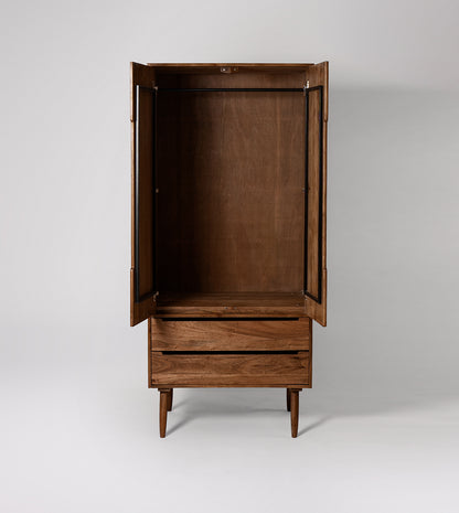 SWO-CC2-00316 Grade-BER Swoon Swoon Southwark Two Door Wardrobe in Acacia RRP £1129.00