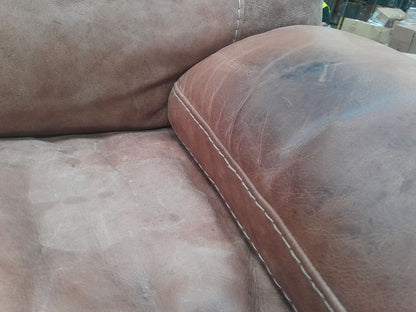 SOF-APM-01041 Grade-BER-DOA Sofology Linara 2 Seat Sofa Utah Espresso 342004 Foam Back RRP £1439