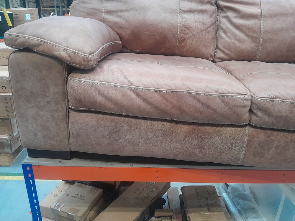 SOF-APM-01041 Grade-BER-DOA Sofology Linara 2 Seat Sofa Utah Espresso 342004 Foam Back RRP £1439