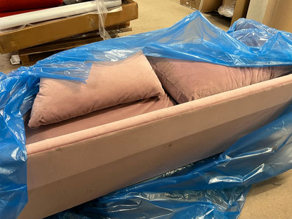 MAS-APM-05793 Grade-DOA Marks & Spencer Marks & Spencer Scarlett 4 Seater Sofa in Aquaclean Blush Velvet RRP £1499 RRP £1499