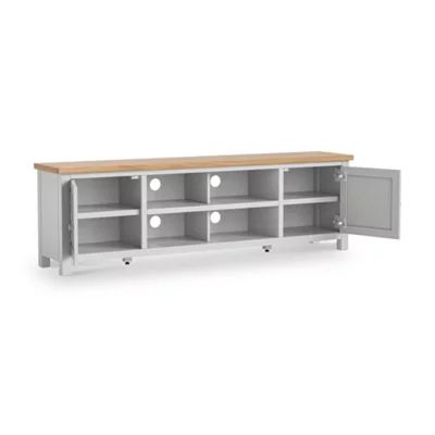 ROS-OUT-00660 Grade-C1 Roseland Furniture Farro Grey XL 190cm TV Unit RRP £249.95