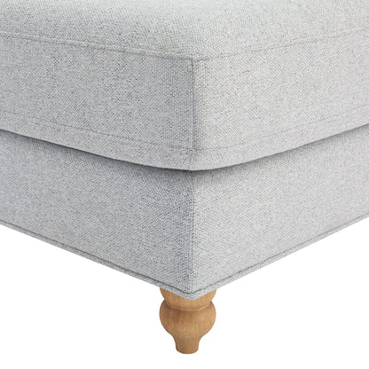 DUS-APM-21666 Grade-B Dusk Hampshire Pouffe - Light Grey RRP £299