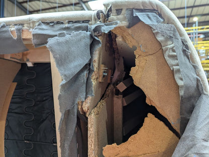 SOF-CHA-01129 Grade-BER Sofology The Fitzrovia Armchair in Matt Velvet Stone Mix Without Trim RRP £519