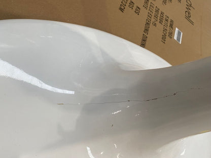 Lot of 2 x DFS Lille Extending 4 6 Seater Dining Table In White grade-BER Spares or repair RRP £1998.00