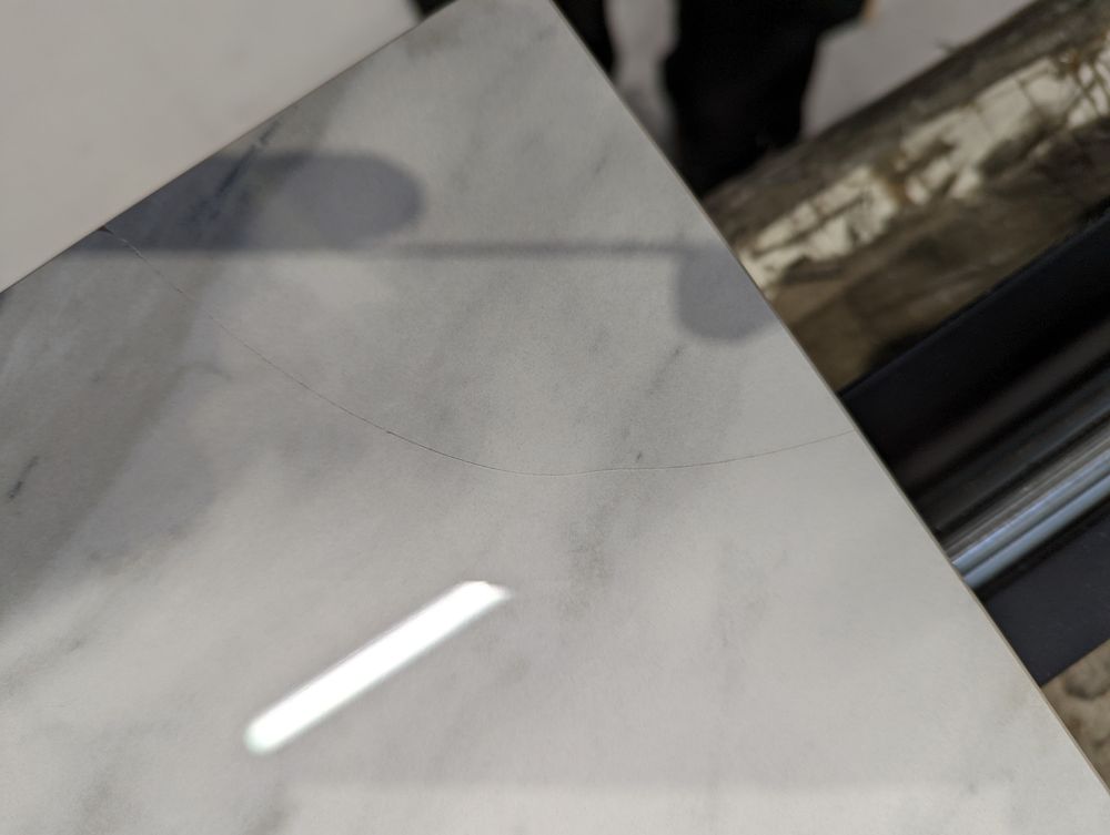 Lot of 2 x DFS Dining Table for Spares or Repair (ref DFS-HO2-A-13871) Total RRP £1798