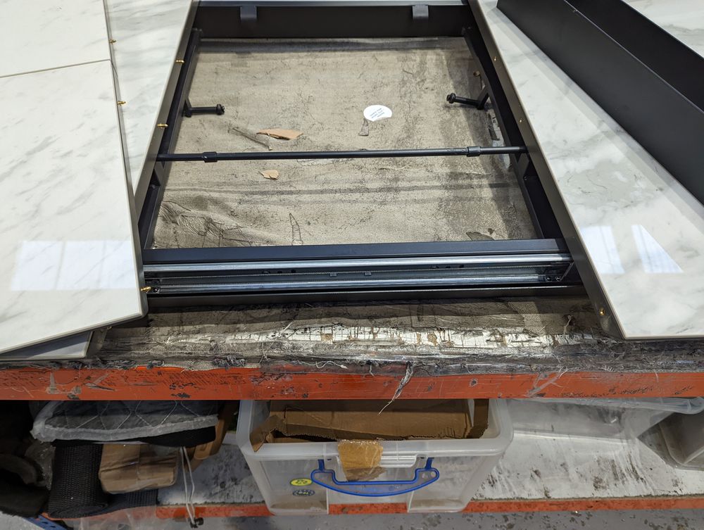 Lot of 2 x DFS Dining Table for Spares or Repair (ref DFS-HO2-A-13871) Total RRP £1798