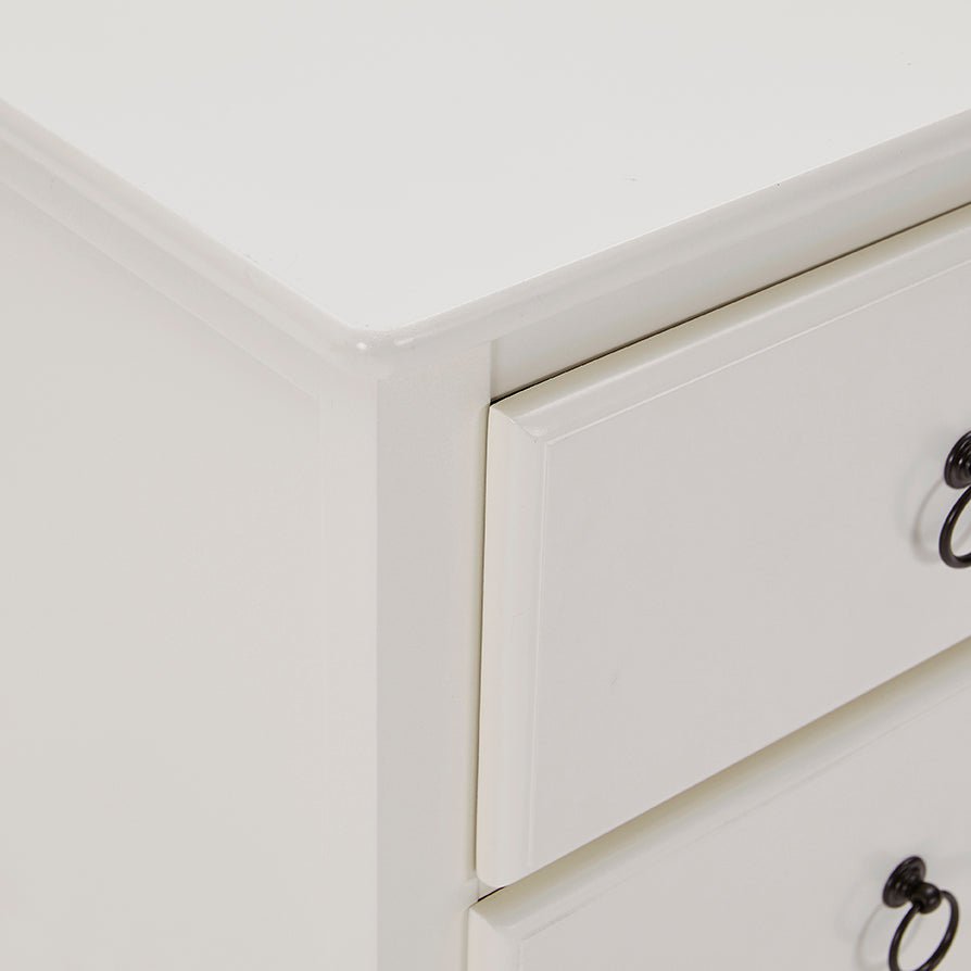 CCG-STO-00480 Grade-C1 Dusk Amelie 2 Drawer Bedside Table - Stone RRP £119.00
