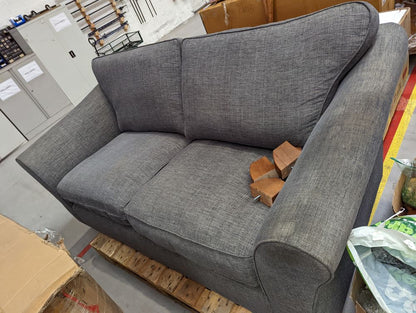 MAS-APM-07088 Grade-C2 Marks & Spencer Abbey Medium Sofa in Charcoal Baker Weave RRP £1299