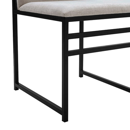 DUS-APM-59978 Grade-B Dusk Rae 2 Dining Chairs - Chenille -Natural RRP £249