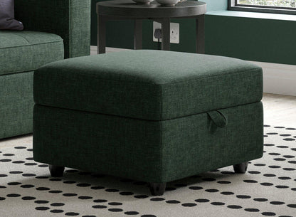 DRE-FUR-00145 Grade-B Dreams Haze Ottoman Footstool Green RRP £199.00