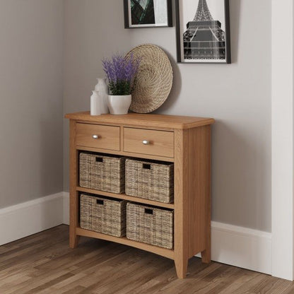 BFW-GOL-00915 Grade-B Big Furniture Warehouse Gabon 2+4 Drawer Sideboard RRP £265