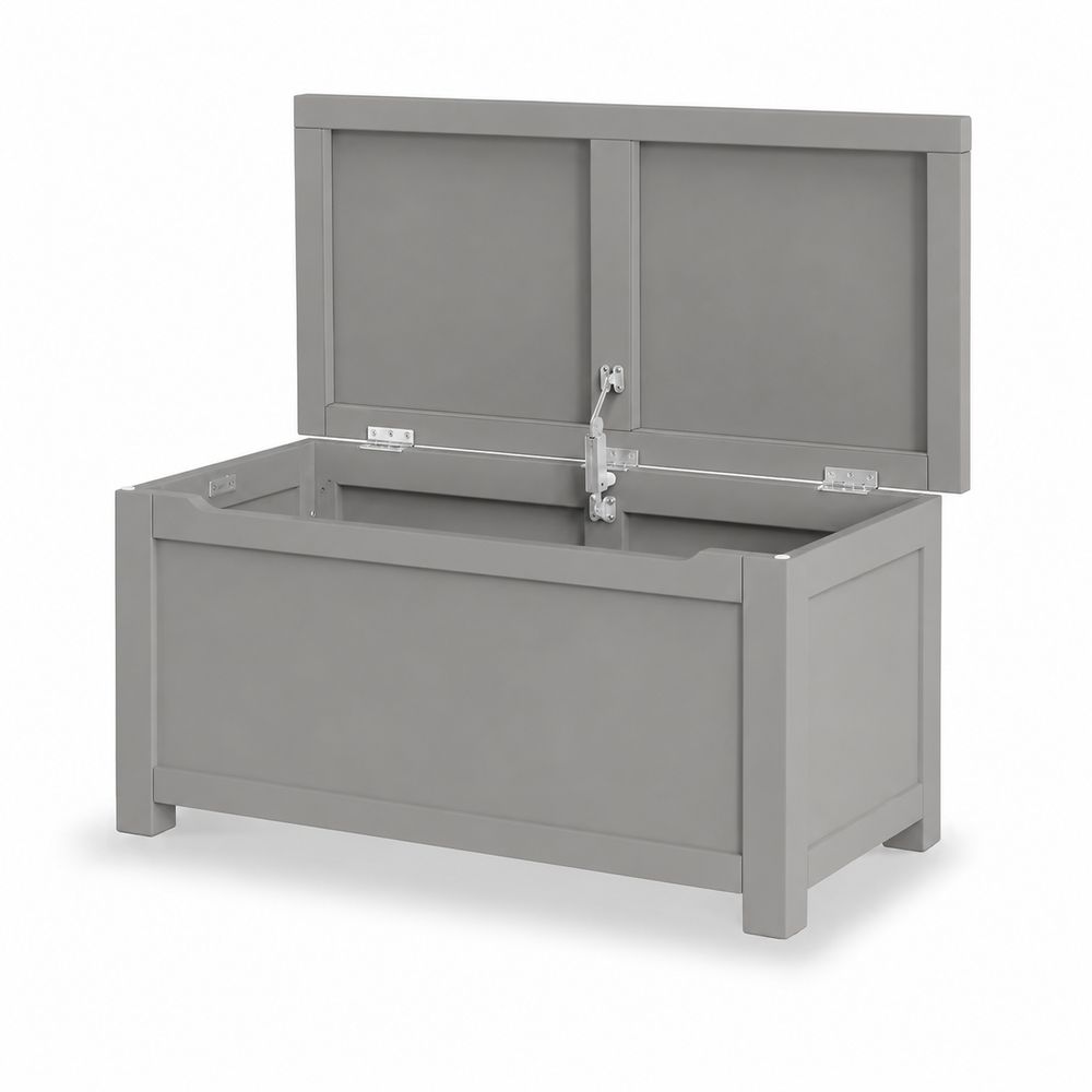 ROS-OUT-00127 Grade-C3 Roseland Furniture Cornish Blanket Box in Grey RRP £169.95