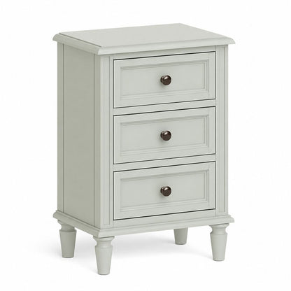 ROS-OUT-00149 Grade-C3 Roseland Furniture Mulsanne Cream Bedside Table RRP £79.95
