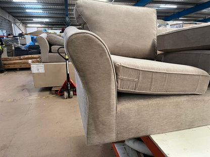 MAS-APM-06092 Grade-BER-DOA Marks & Spencer Abbey Riser Large 2 Seater Sofa in Casual Chenille Natural RRP £1199