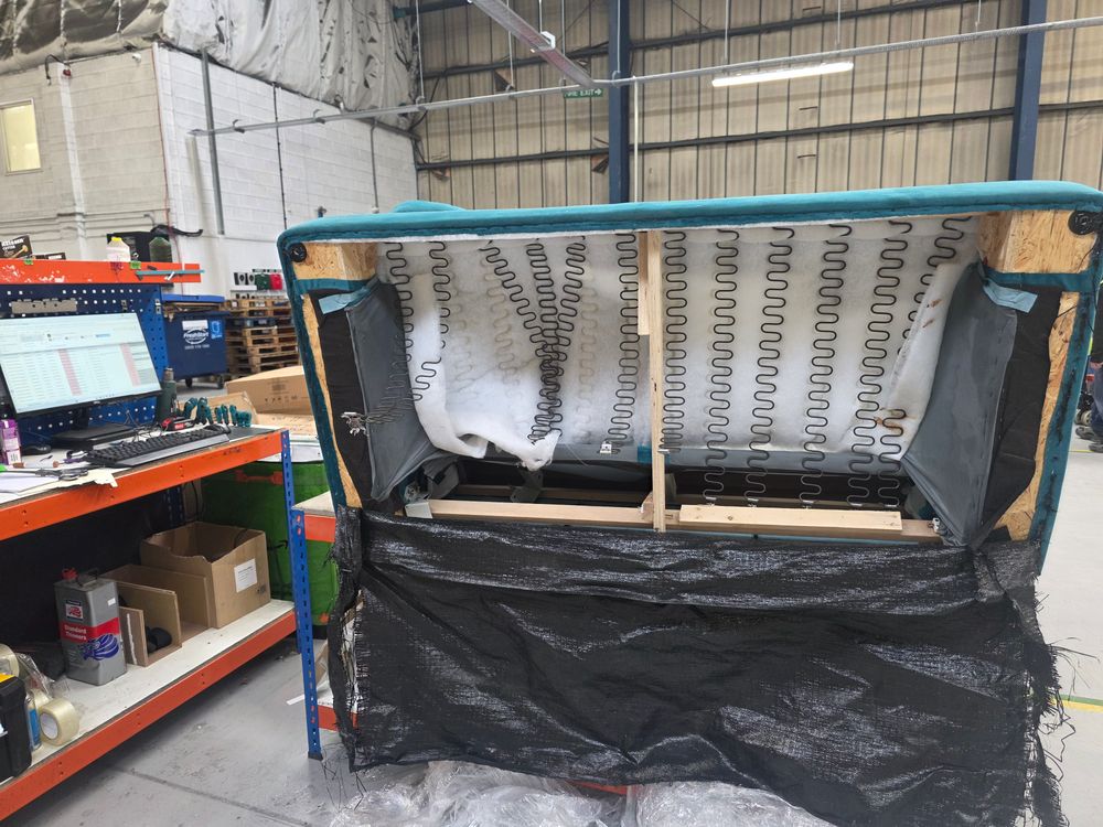 MAS-APM-07109 Grade-BER-DOA Marks & Spencer Copenhagen Large 2 Seater Sofa in Dark Teal RRP £999