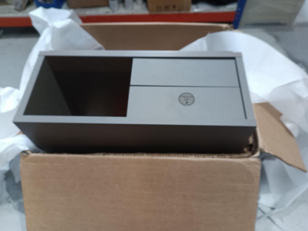 DFS-HO2-05378 Grade-C3 DFS Dellin Coffee Table Nest Walnut And Grey RRP £199