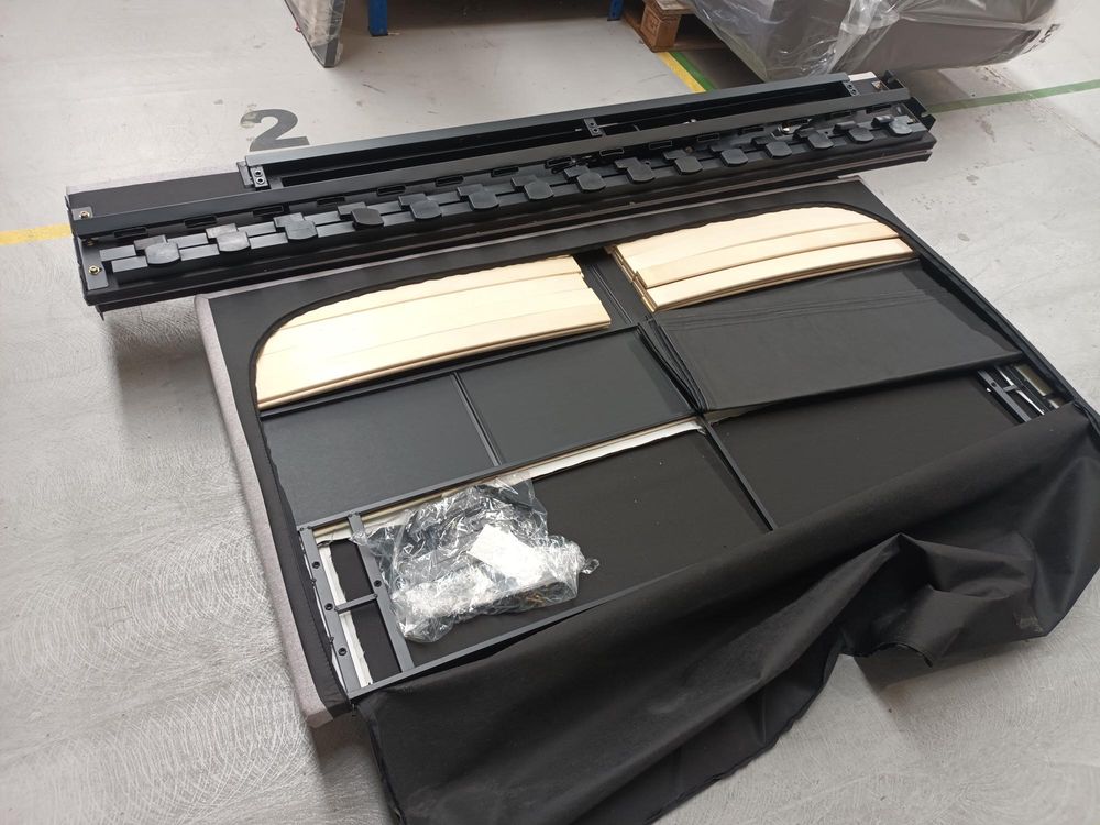 DFS-HO2-04527 Grade-C1 DFS Lox King Size Ottoman Bedframe Grey RRP £399