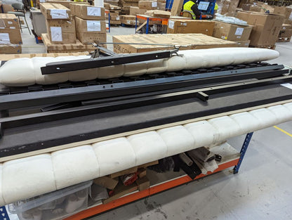 DFS-HO2-05171 Grade-BER-DOA DFS Bryony Side Ottoman Super King Bedframe In Cream RRP £799