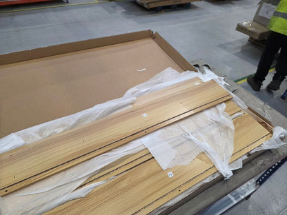 DFS-HO2-05812 Grade-BER DFS Clarisse Storage Double Bed Cream RRP £599