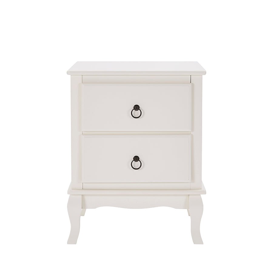 CCG-STO-00480 Grade-C1 Dusk Amelie 2 Drawer Bedside Table - Stone RRP £119.00