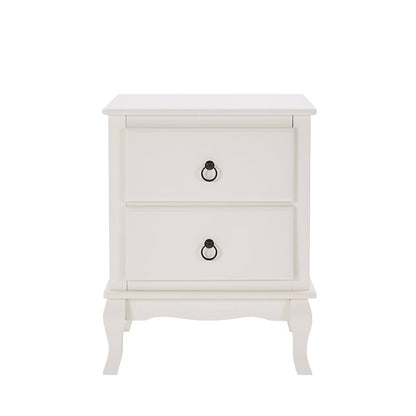 CCG-STO-00480 Grade-C1 Dusk Amelie 2 Drawer Bedside Table - Stone RRP £119.00